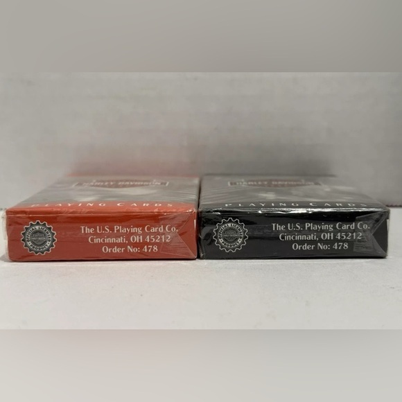 HARLEY DAVIDSON Vintage  Playing Cards New Sealed - Picture 3 of 4